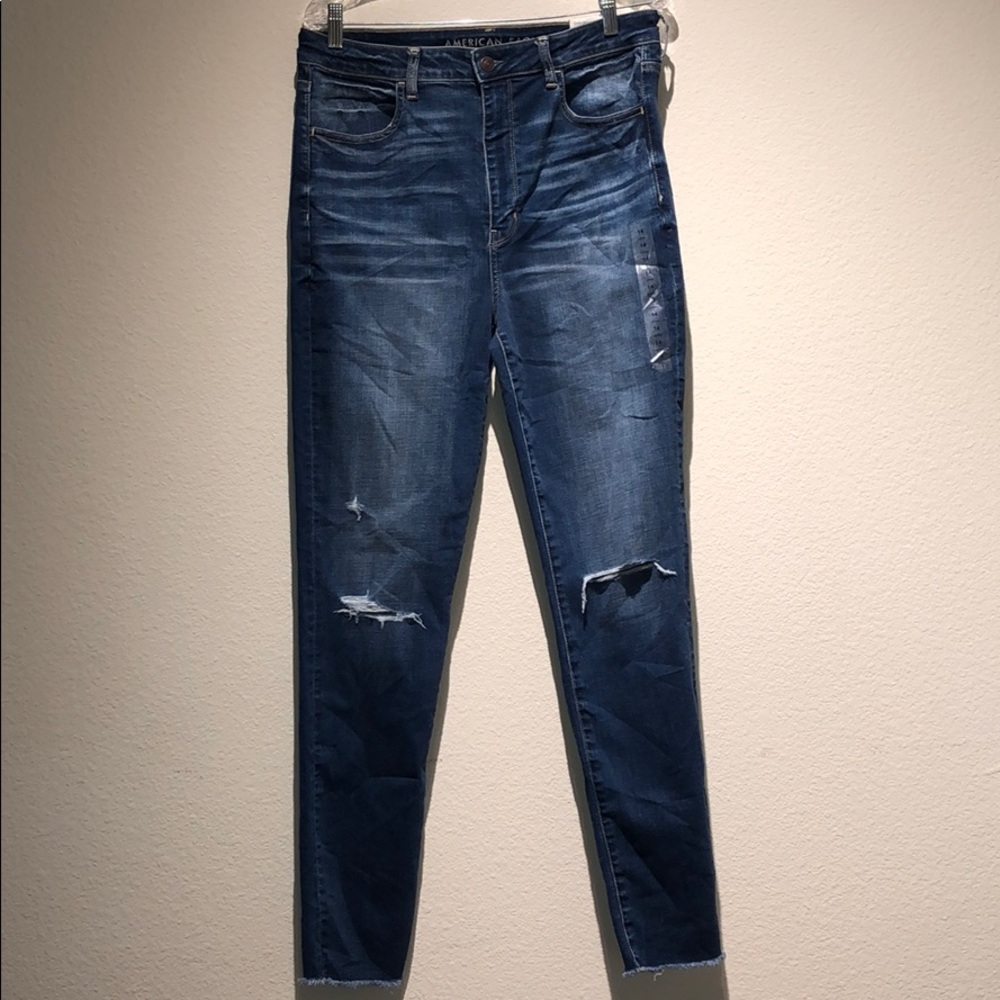 American Eagle Highest Rise Jeggings Size: 14 Long